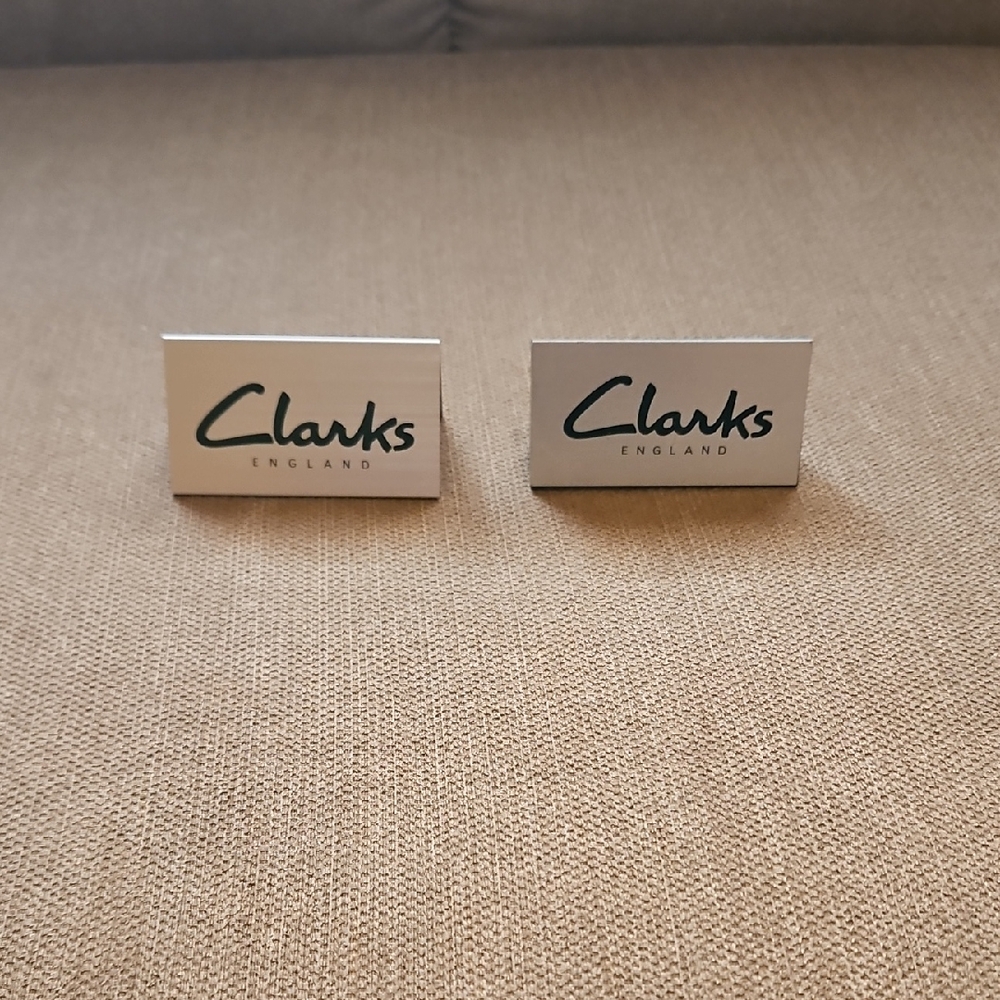 Clarks England Shoe Display Mini Signs